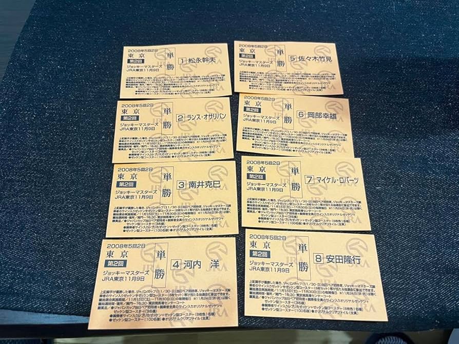 JRA第2回ジョッキーマスターズ特別記念セット